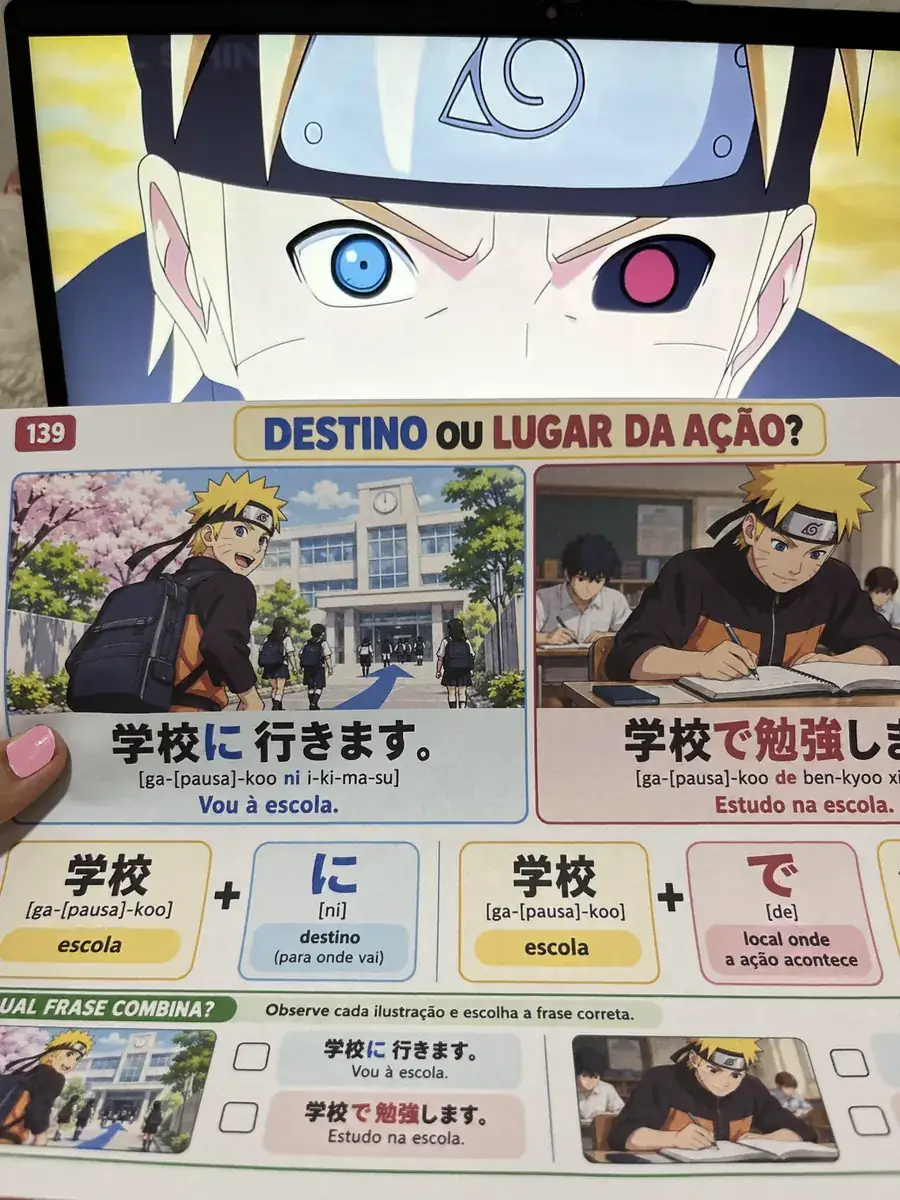Foto dos mapas enviada por quem estuda com eles